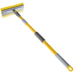 окномойка с телескопической ручкой 96см с поворотной насадкой 20см vetta