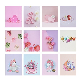 юниlook зеркало настольное, трансформер, картон, 13,5x17,2см, 12 цветов