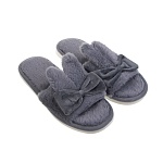 обувь домашняя с ушками, размер 38-39, цвет серый, #5