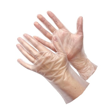 перчатки термопластэластомер 100пар/уп. deltagrip tpe прозрачные