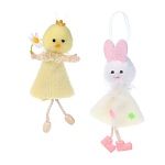 подвесное украшение пасхальное тм ladecor 15 см, 2 вида