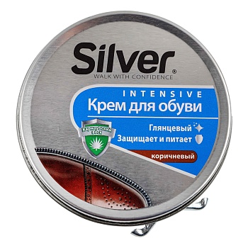 silver крем для обуви 50 мл, коричневый, cl2003-02 от магазина Барс
