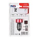 NG Зарядное устройство в авто с дисплеем, 2xUSB, 2.4A, блистер, пластик