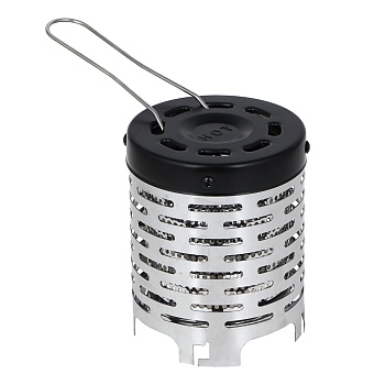 обогреватель-насадка к газ. портативной плите тм ермак, 14,7х12см, нерж. сталь