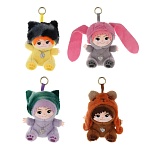 игроленд игрушка мягкая "чудашка" с подвесом, 15 см, полиэстер, металл, микс видов интернет-магазин «Барс»