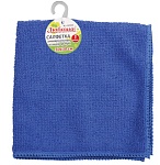 салфетка микрофибра, 30х30 см,любаша эконом, универсальная,синяя