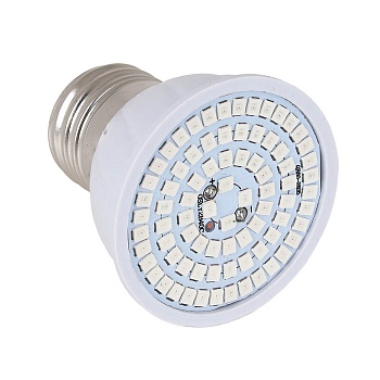 inbloom лампочка для растений, 5x5.4см, 80led (52r+28b), е27, 3.6вт, pc от магазина Барс