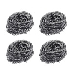 набор губок металлических 4 шт, тм vetta, 12 гр